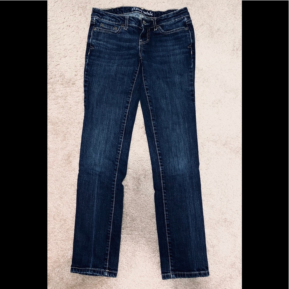Aeropostale Bayla Skinny Curvy Jeans Medium Wash